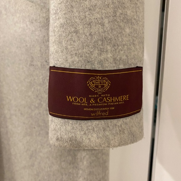 Wilfred Cocoon Coat, Heather Grey size XS - Picture 4 of 9